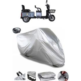 Coverplus Stmax GF 400 Gri Arka Çanta Uyumlu Su Geçirmez Motosiklet Brandası