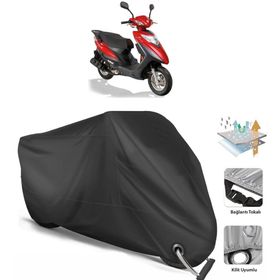 Coverplus Stmax Lindy 50 Siyah Motosiklet Branda