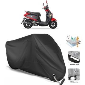 Coverplus Stmax Roma 50 Siyah Motosiklet Branda