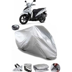 Coverplus Suzuki Address 110 Gri Arka Çanta Uyumlu Su Geçirmez Motosiklet Brandası