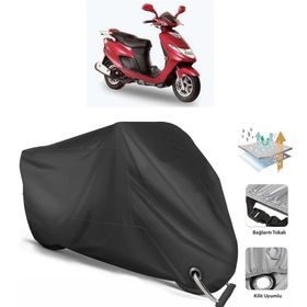 Coverplus Suzuki AN 125 HK Siyah Motosiklet Branda