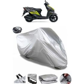Coverplus Suzuki Avenis 125 Gri Arka Çanta Uyumlu Su Geçirmez Motosiklet Brandası