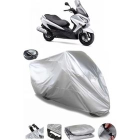 Coverplus Suzuki Burgman UH 200 Gri Arka Çanta Uyumlu Su Geçirmez Motosiklet Brandası