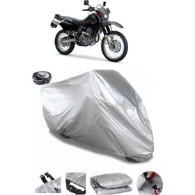 Coverplus Suzuki DR650 SE Gri Arka Çanta Uyumlu Su Geçirmez Motosiklet Brandası