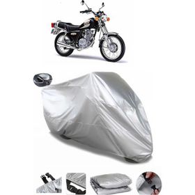 Coverplus Suzuki GN 125 Gri Arka Çanta Uyumlu Su Geçirmez Motosiklet Brandası
