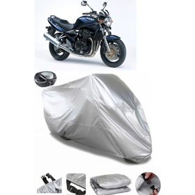 Coverplus Suzuki GSF 1200 Bandit S Gri Arka Çanta Uyumlu Su Geçirmez Motosiklet Brandası