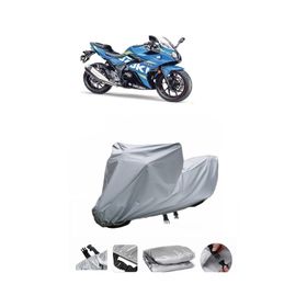 Coverplus Suzuki GSX-R 250 Gri Su Geçirmez Motosiklet Brandası