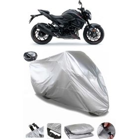 Coverplus Suzuki GSX-S 750 ABS Gri Arka Çanta Uyumlu Su Geçirmez Motosiklet Brandası