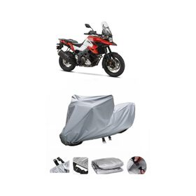 Coverplus Suzuki V-Strom 1050 DE Gri Su Geçirmez Motosiklet Brandası