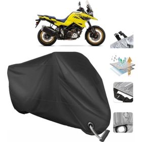 Coverplus Suzuki V-Strom 1050 XT Siyah Motosiklet Branda