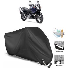 Coverplus Suzuki V-Strom DL1000 Siyah Motosiklet Branda