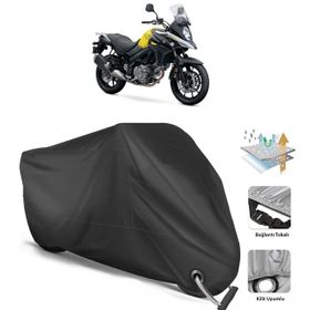 Coverplus Suzuki V-Strom DL650 Siyah Motosiklet Branda
