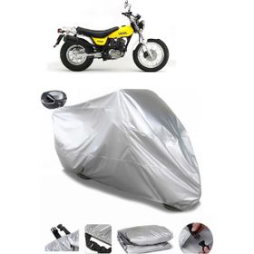 Coverplus Suzuki Vanvan 125 Gri Arka Çanta Uyumlu Su Geçirmez Motosiklet Brandası