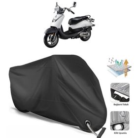 Coverplus SYM Allo 125 Siyah Motosiklet Branda
