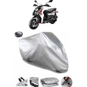 Coverplus SYM Crox 125 Gri Arka Çanta Uyumlu Su Geçirmez Motosiklet Brandası