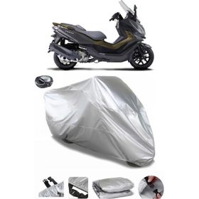 Coverplus SYM Cruisym 250I Gri Arka Çanta Uyumlu Su Geçirmez Motosiklet Brandası