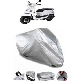 Coverplus SYM Fiddle III 125 Gri Su Geçirmez Motosiklet Brandası