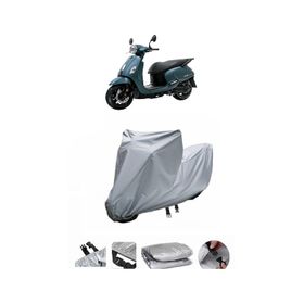 Coverplus SYM Fiddle IV 125 Gri Su Geçirmez Motosiklet Brandası