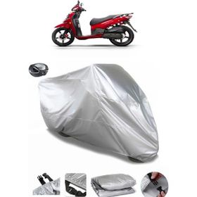 Coverplus Sym HD Evo 200 Arka Çanta Uyumlu Su Geçirmez Motosiklet Brandası - Gri