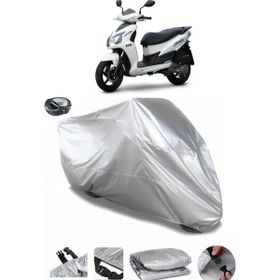 Coverplus Sym Jet 4 125 Arka Çanta Uyumlu Su Geçirmez Gri Motosiklet Brandası