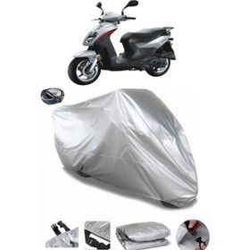Coverplus Sym Symply 125 Arka Çanta Uyumlu Su Geçirmez Gri Motosiklet Brandası