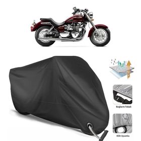 Coverplus Triumph America Siyah Motosiklet Branda