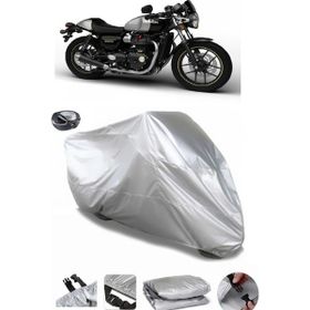 Coverplus Triumph Street Cup Arka Çanta Uyumlu Su Geçirmez Gri Motosiklet Brandası