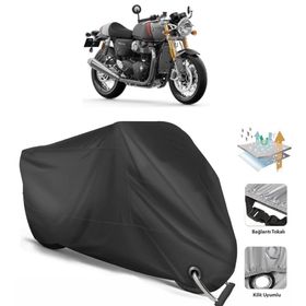 Coverplus Triumph Thruxton RS Siyah Motosiklet Branda