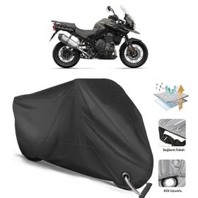 Coverplus Triumph Tiger 1200 Desert Edition Siyah Motosiklet Branda