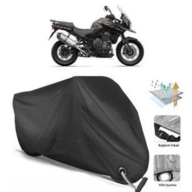 Coverplus Triumph Tiger 1200 Desert Edition Siyah Motosiklet Branda