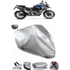 Coverplus Triumph Tiger 1200 GT Explorer Arka Çanta Uyumlu Su Geçirmez Gri Motosiklet Brandası