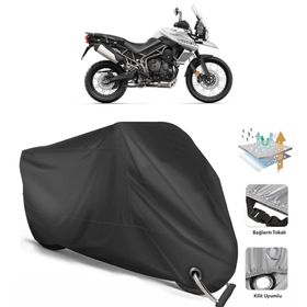 Coverplus Triumph Tiger 800 XCA Siyah Motosiklet Branda