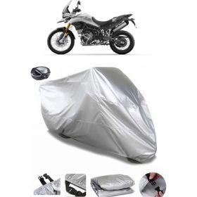 Coverplus Triumph Tiger 900 Rally Pro Arka Çanta Uyumlu Su Geçirmez Gri Motosiklet Brandası
