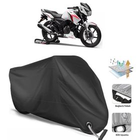 Coverplus TVS Apache RTR 160 Siyah Motosiklet Branda