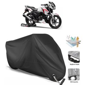 Coverplus TVS Apache RTR 160 Siyah Motosiklet Branda
