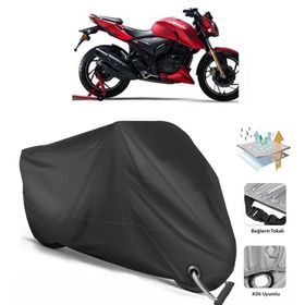 Coverplus TVS Apache RTR 200 Siyah Motosiklet Branda