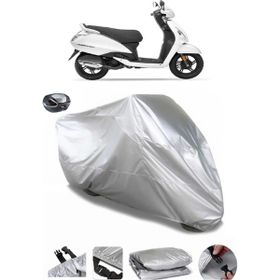 Coverplus TVS Jupiter Arka Çanta Uyumlu Su Geçirmez Gri Motosiklet Brandası