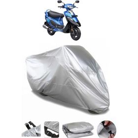 Coverplus TVS Scooty Pep Plus Gri Su Geçirmez Motosiklet Brandası