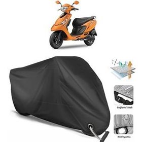 Coverplus TVS Scooty Zest 110 Siyah Motosiklet Branda