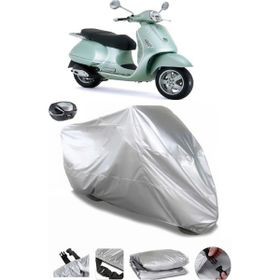 Coverplus Vespa GT 200 Arka Çanta Uyumlu Su Geçirmez Gri Motosiklet Brandası