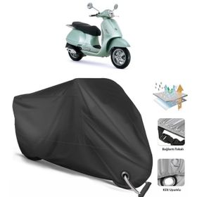 Coverplus Vespa GT 200 Siyah Motosiklet Branda