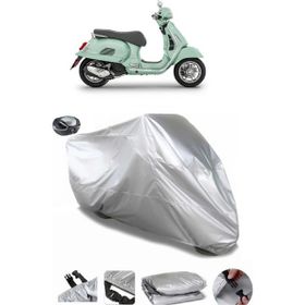 Coverplus Vespa GT 250 Arka Çanta Uyumlu Su Geçirmez Gri Motosiklet Brandası