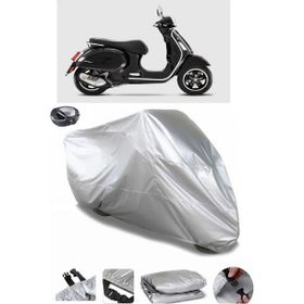 Coverplus Vespa GTS 125 ABS Arka Çanta Uyumlu Su Geçirmez Gri Motosiklet Brandası