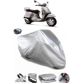 Coverplus Vespa GTS 250 ABS Arka Çanta Uyumlu Su Geçirmez Gri Motosiklet Brandası