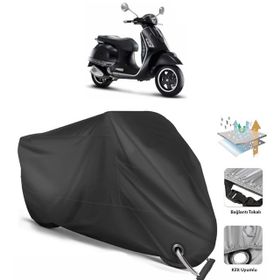 Coverplus Vespa GTS 250 Siyah Motosiklet Branda