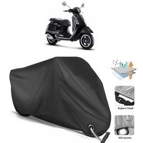 Coverplus Vespa GTS 250 Siyah Motosiklet Branda