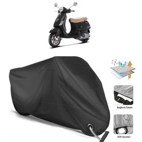 Coverplus Vespa LX 150 Siyah Motosiklet Branda