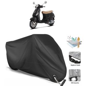 Coverplus Vespa LX 150 Siyah Motosiklet Branda