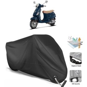 Coverplus Vespa LX 150 Siyah Motosiklet Branda
