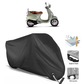 Coverplus Vespa LXV 125 Siyah Motosiklet Branda